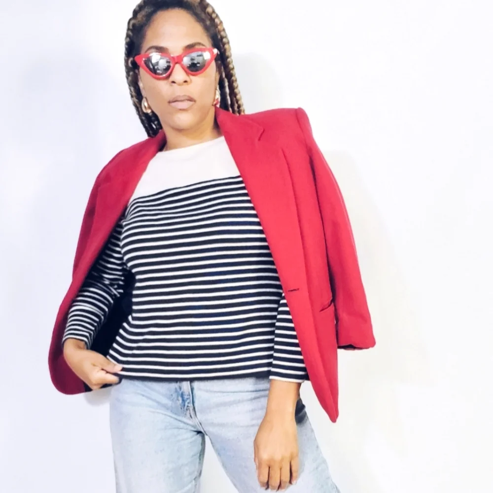 Petite Sophisticate Wool Blazer - Picture 2 of 11